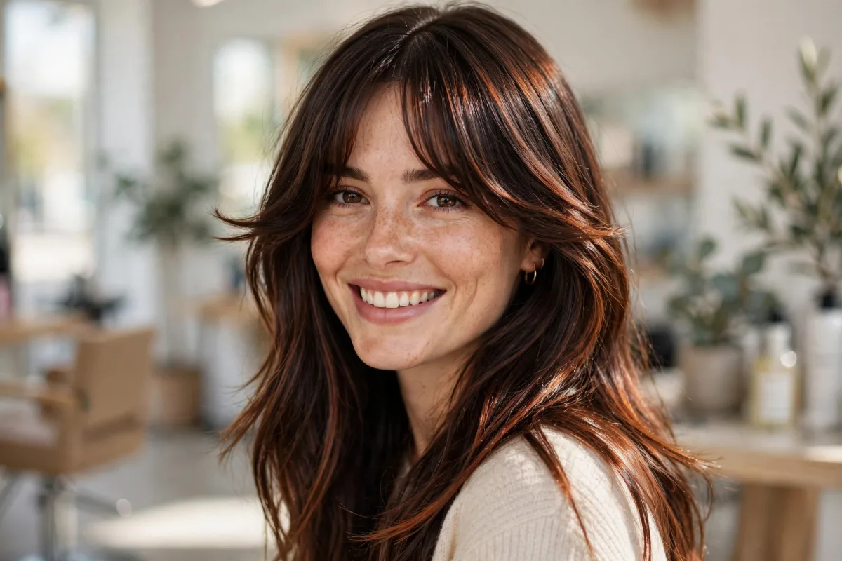 Curtain Bangs on Every Face Shape: 16 Examples to See Before You Cut